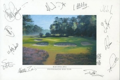 Autographs PGA Tour player | KLM Open 2012 01