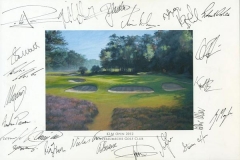 Autographs PGA Tour player | KLM Open 2012 02
