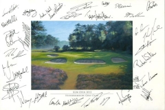 Autographs PGA Tour player | KLM Open 2012 03