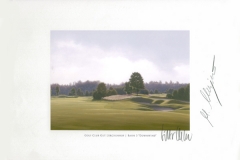 Original autograph on FineArt print. Martin Kaymer | Golf Club Gut Lärchenhof | 3th Down wind