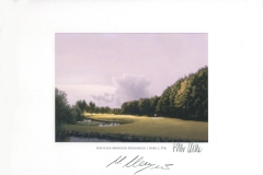 Original autograph on FineArt print. Martin Kaymer | Golfclub München Eichenried | 1th C Course