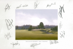 Original autograph on FineArt print | PGA Tour player Mercedes Benz Championship 2008hip2008