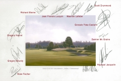 Original autograph on FineArt print | PGA Tour player Mercedes Benz Championship 2008hip2008