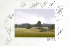 Original autograph on FineArt print | PGA Tour player Mercedes Benz Championship 2008ship2008