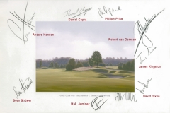 Original autograph on FineArt print | PGA Tour player Mercedes Benz Championship 2008hip2008