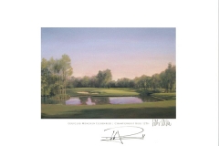 Original autograph on FineArt print. Pablo Larrazábal | Golfclub München Eichenried | 11th BMW International Open