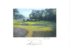 Original autograph on FineArt print. Pablo Larrazábal | Hilversumsche Golf Club | 11th KLM Open