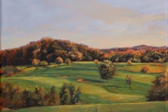 Original Ölgemälde auf Leinwand 24x30cm als Preis des Pro Shops