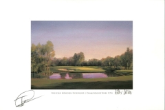 Original autograph on FineArt print. Miguel Angél Jimenez | Golfclub München Eichenried | 11th BMW International Open