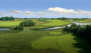 thegolfpainter | Hansen Golf Design | Golf-Club Sylt 10th