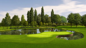the golf painter | Krause Golfdesign | Golfclub Münster Wilkinghege 18th